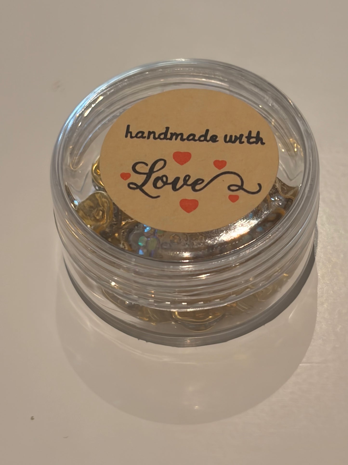 Yellow charm confetti