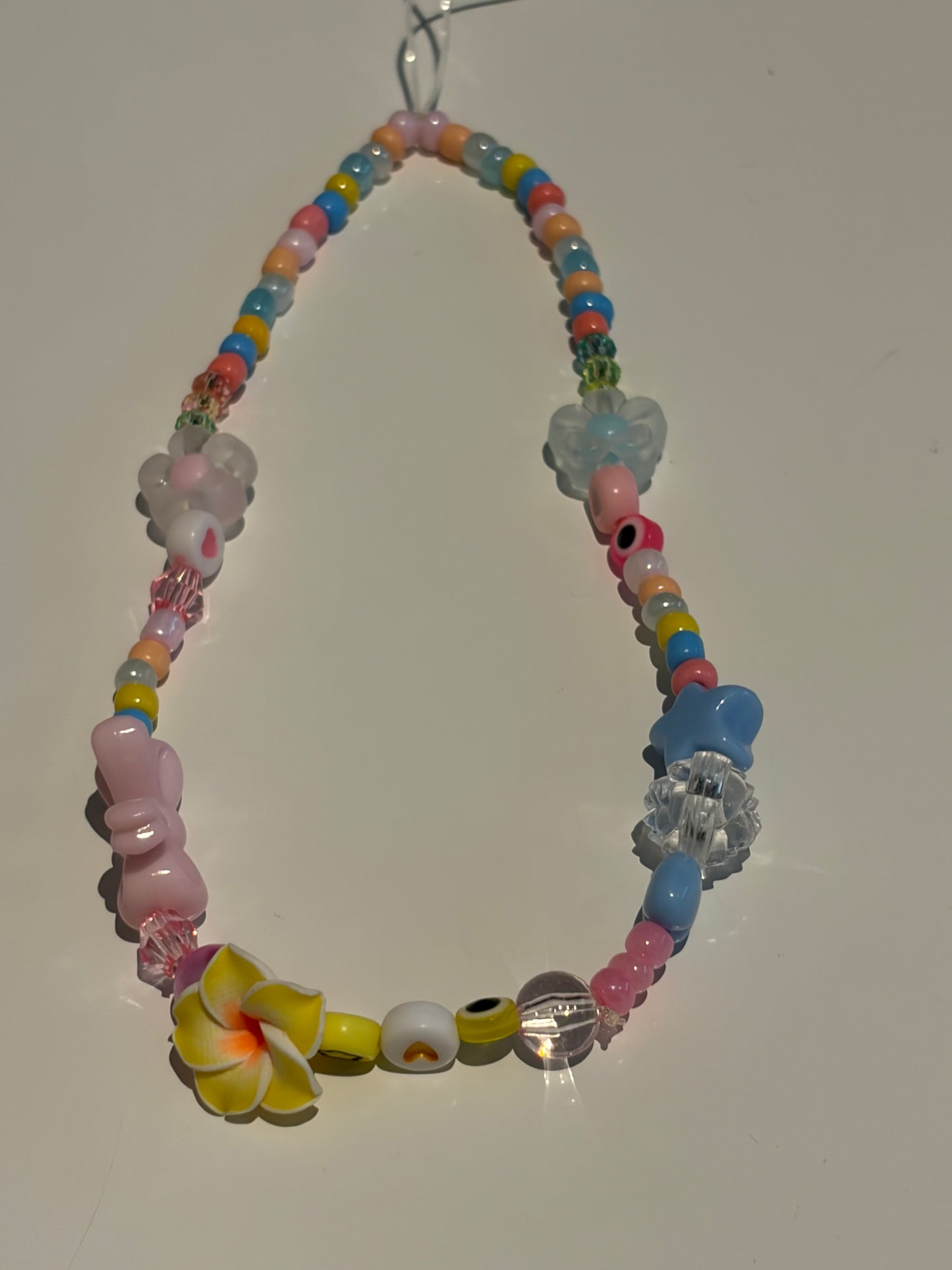 Bright preppy phone charm