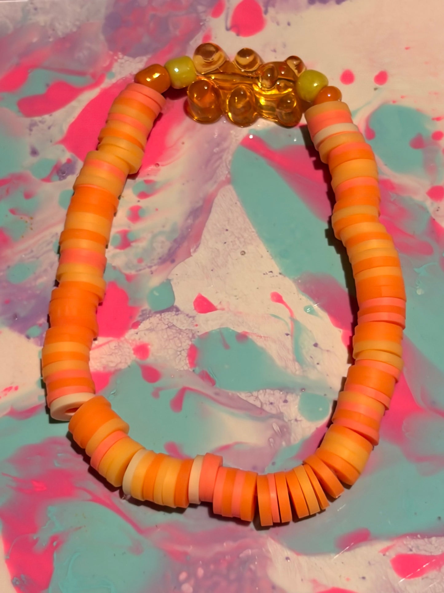 Gummy bear bracelets pack of two