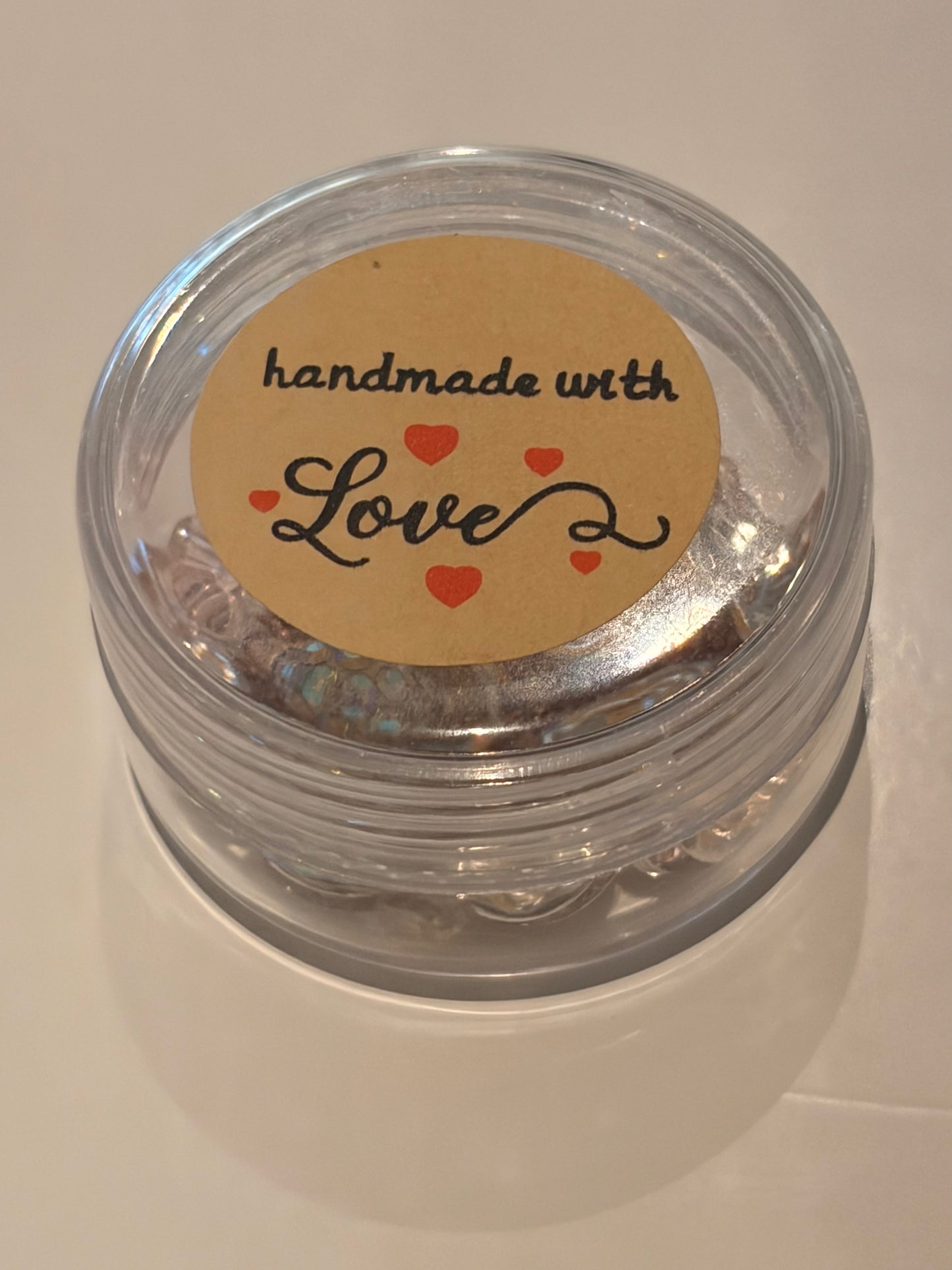 Light pink charm confetti