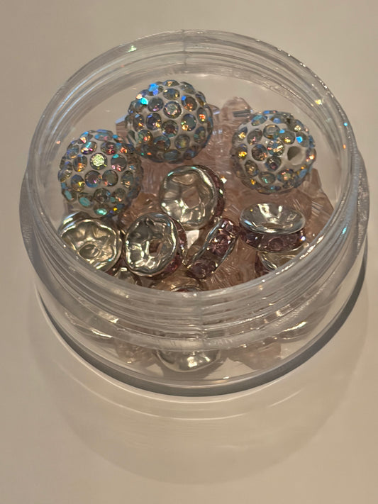 Light pink charm confetti
