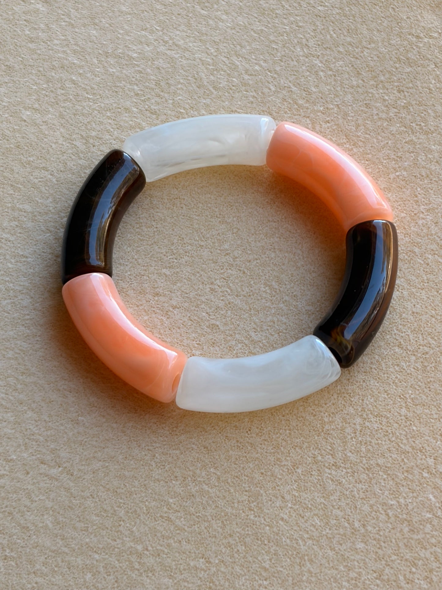 The peach Cleo bangle