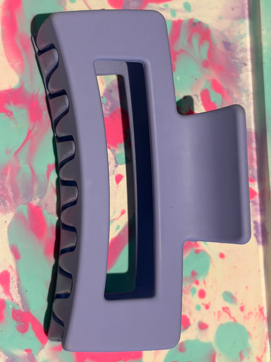 Purple claw clip